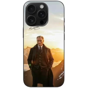 Atatürk Portre Temalı Telefon Kılıfı konseptli Atatürk Portre Temalı Telefon Kılıfı - Görsel 1