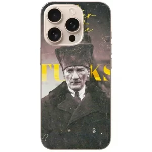 Atatürk Temalı Baskılı Telefon Kılıf - Görsel 1 özel tasarım
