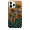 Ayçiçek ve Suluboya Temalı Van Gogh Desenli Telefon Kılıfı - Görsel 1 ürün görseli