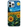 Van Gogh telefon kılıfı temalı Ayçiçekler Desenli Van Gogh Tablo Temalı Telefon Kılıfı - Görsel 1