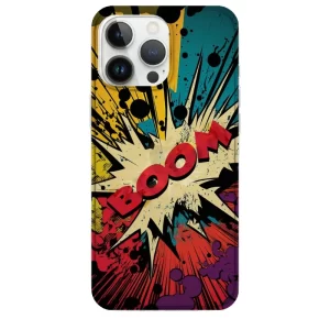 Boom Retro Desenli Telefon Kılıfı - Görsel 1 retro telefon kılıfı