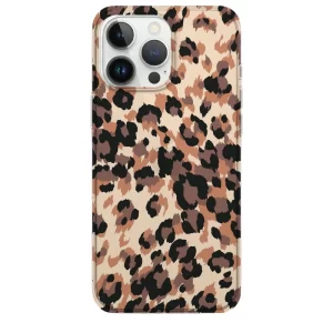Eskitme Leopar Desenli Telefon Kılıfı - Görsel 1 ürün görseli