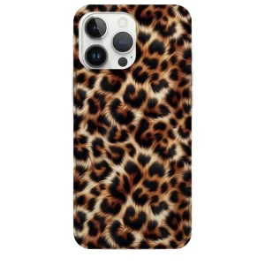 Kürklü Leopar Desenli Telefon Kılıfı - Görsel 1 detay görünüm