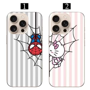 Hello Kitty Spiderman Sevgili Telefon Kılıfı - Görsel 1 ürün görseli