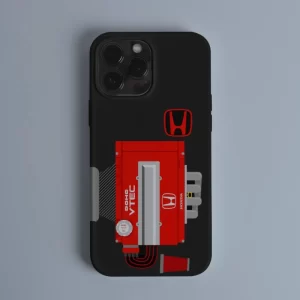 Honda Vtec Telefon Kılıfı Honda Vtec Desenli Baskılı Telefon Kılıfı - Görsel 1