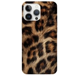 Kadife Dokulu Leopar Desenli Telefon Kılıfı - Görsel 1 leopar desenli telefon kılıfı