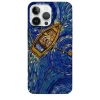 Van Gogh telefon kılıfı tasarımlı Kayıktaki Van Gogh Desenli Baskılı Telefon Kılıfı - Görsel 1