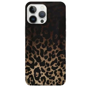 Koyu Siyah Leopar Desenli Telefon Kılıfı Koyu Siyah Leopar Desenli Telefon Kılıfı - Görsel 1