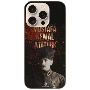 Mustafa Kemal Atatürk Telefon Kılıfı - Görsel 1 yakın çekim