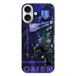 Omen Valorant telefon kılıfı tasarımlı Omen Karakter Temalı Valorant Telefon Kılıfı - Görsel 1