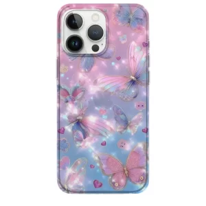 Parıltılı kelebek telefon kılıfı konseptli Parıltılı Kelebek Telefon Kılıfı - Görsel 1