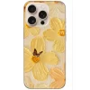 Pastel Çiçekli Yağlı Boya Telefon Kılıfı - Görsel 1 yakın çekim