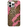Pembe Parçalı Leopar Desenli Telefon Kılıfı - Görsel 1 özel tasarım
