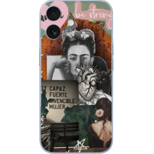 Frida Kahlo telefon kılıfı Sanatsal Kolaj Temalı Frida Kahlo Telefon Kılıfı - Görsel 1