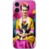 Frida Kahlo Telefon Kılıfı temalı Sevimli Köpek Frida Kahlo Telefon Kılıfı - Görsel 1