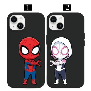 Spiderman ve Gwen Stacy Örümcek Adam Sevgili Telefon Kılıfı - Görsel 1 yakın çekim