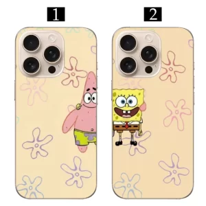 SüngerBob ve Patrick telefon kılıfı konseptli Sevgili Temalı Süngerbob ve Patrick Telefon Kılıfı - Görsel 1