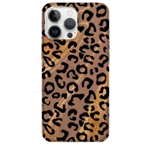 Turuncu Leopar Desenli Telefon Kılıfı - Görsel 1 özel tasarım