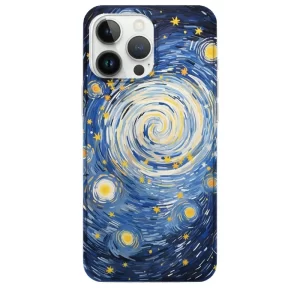 Yıldız Gece ve Van Gogh Desenli Telefon Kılıfı - Görsel 1 ürün görseli