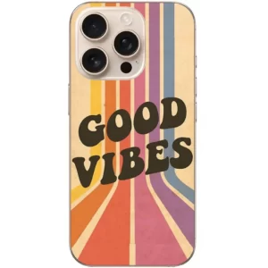 Good Vibes telefon kılıfı temalı Good Vibes Baskılı Desenli Telefon Kılıfı - Görsel 1